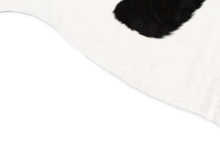 6' 3 x 6' 10 Cowhide Leather Rug