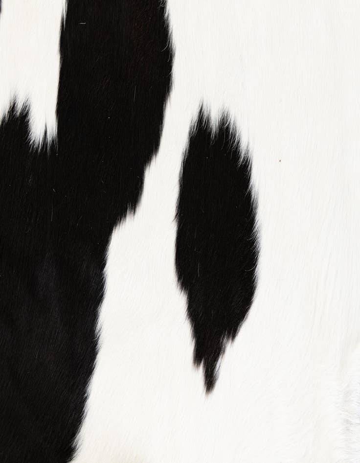 Detail image of 6' 3 x 6' 10 Cowhide Leather Rug