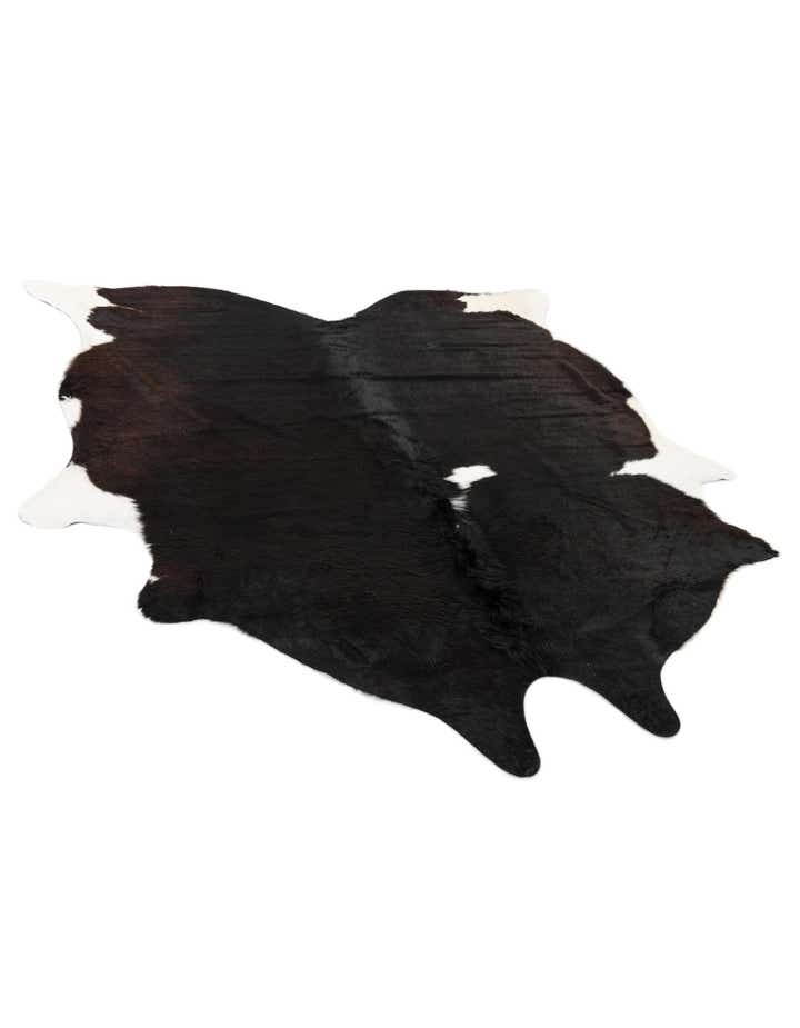6' 2 x 7' 1 Cowhide Leather Rug