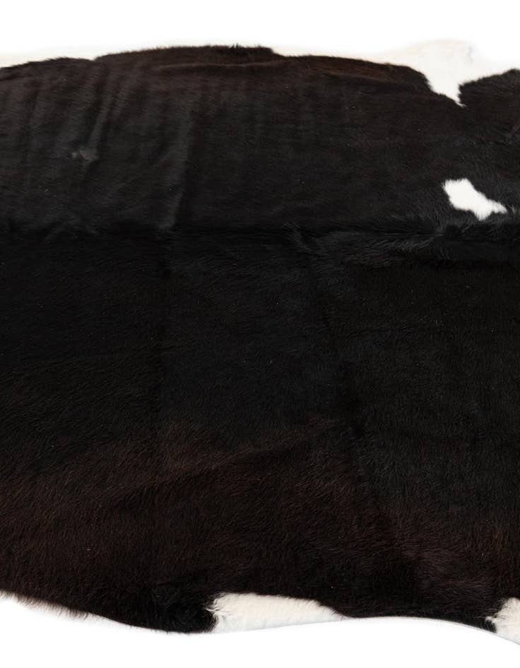 Detail image of 6' 2 x 7' 1 Cowhide Leather Rug