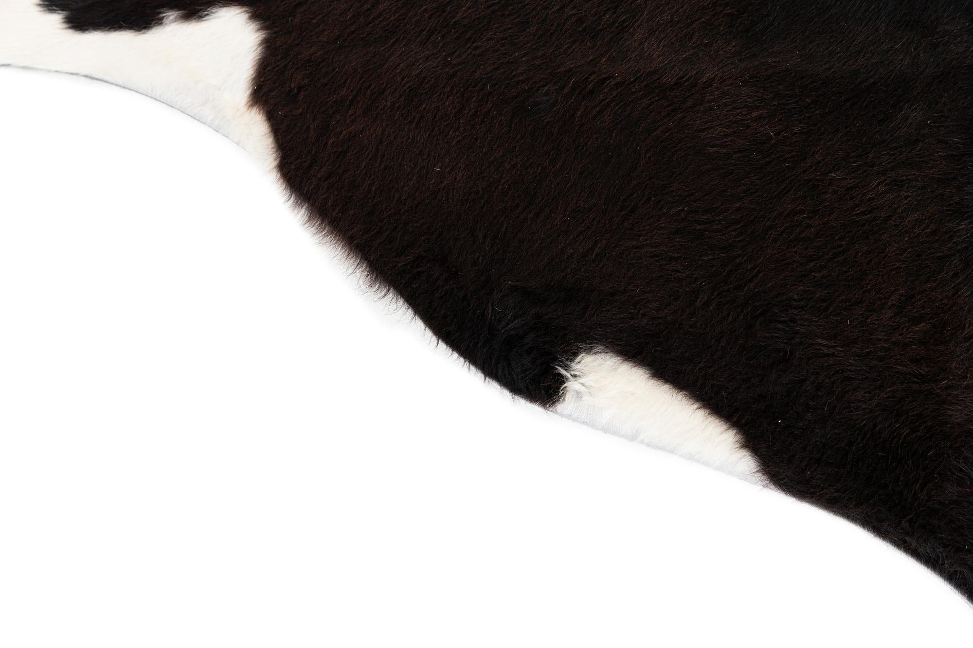 6' 2 x 7' 1 Cowhide Leather Rug