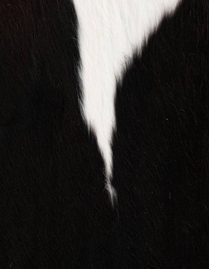 Detail image of 6' 2 x 7' 1 Cowhide Leather Rug