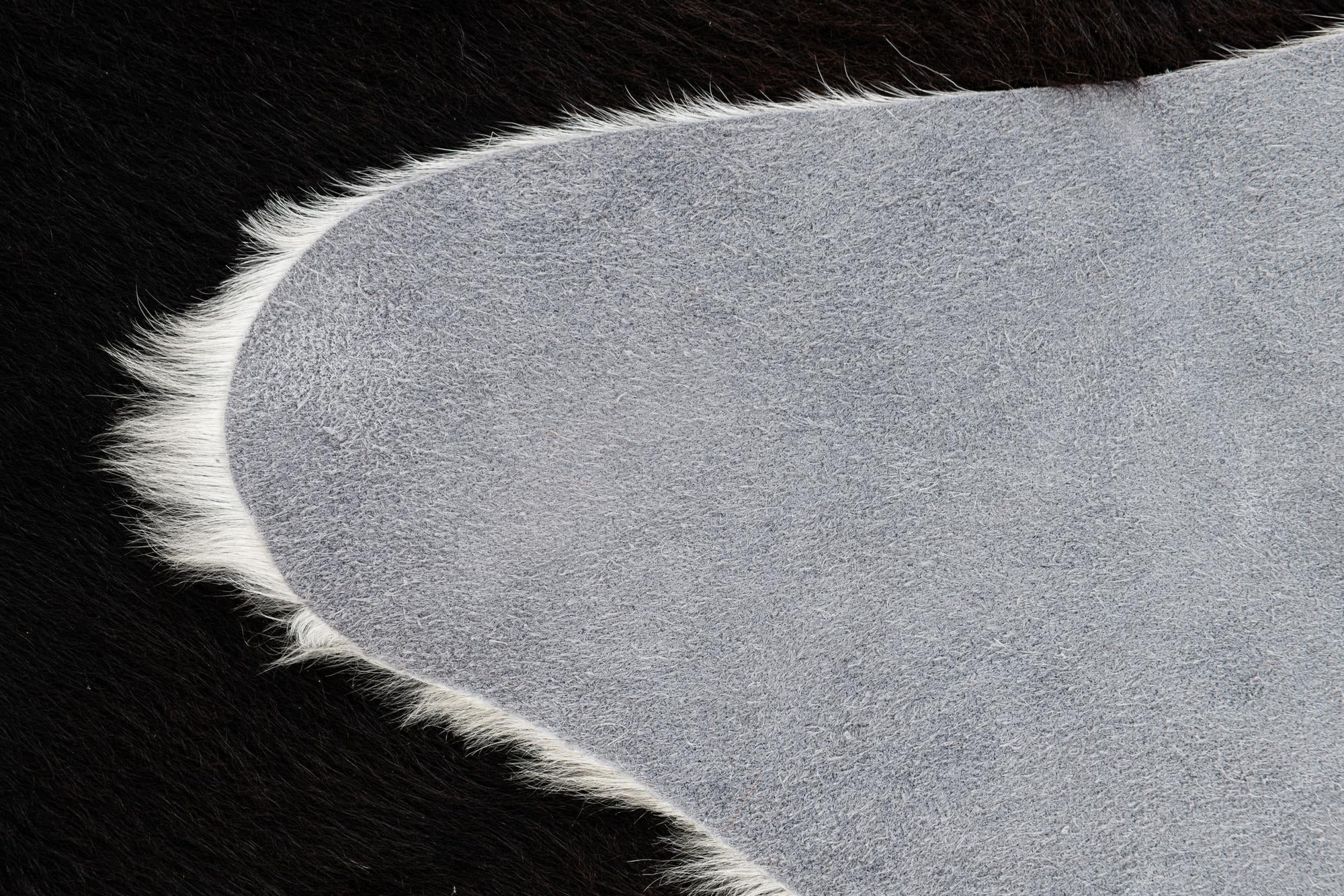 6' 2 x 7' 1 Cowhide Leather Rug
