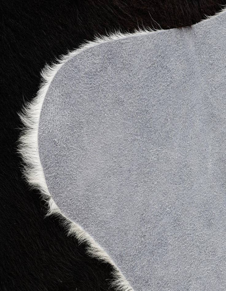 Detail image of 6' 2 x 7' 1 Cowhide Leather Rug