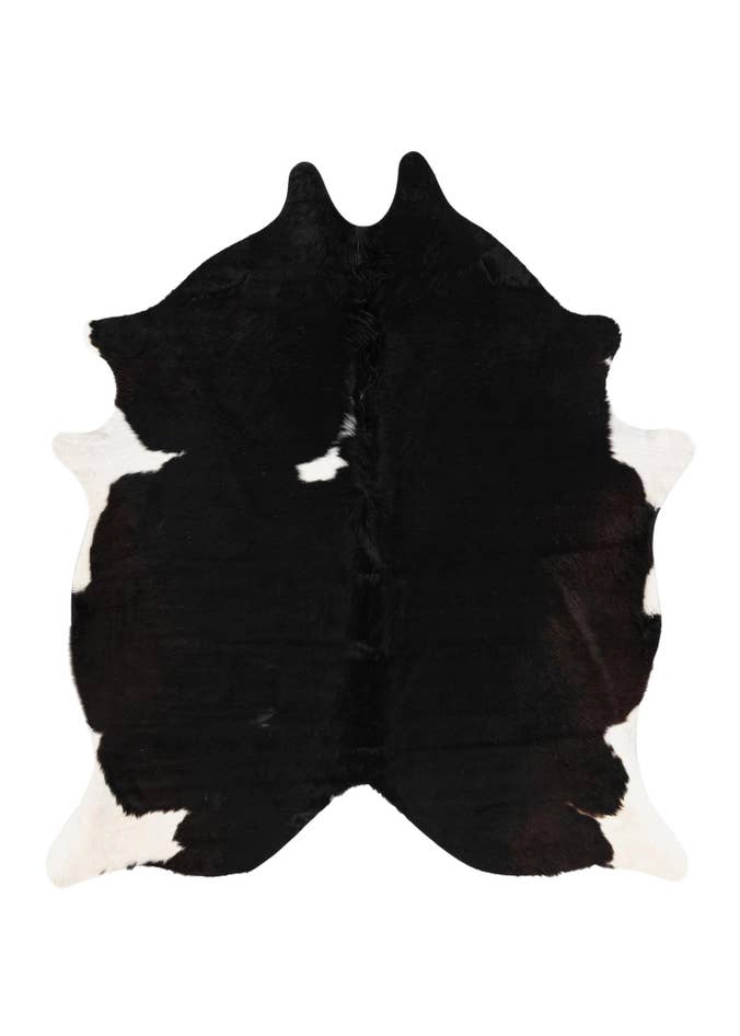 Detail image of 6' 2 x 7' 1 Cowhide Leather Rug