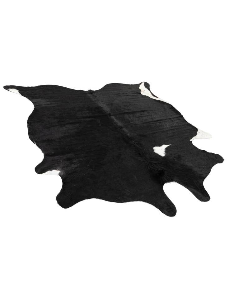 Detail image of 6' 2 x 6' 10 Cowhide Leather Rug