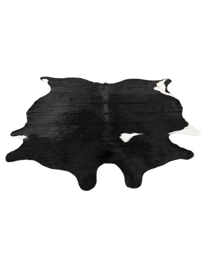 Detail image of 6' 2 x 6' 10 Cowhide Leather Rug