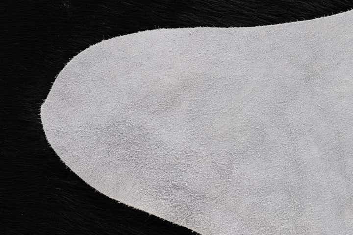 6' 2 x 6' 10 Cowhide Leather Rug
