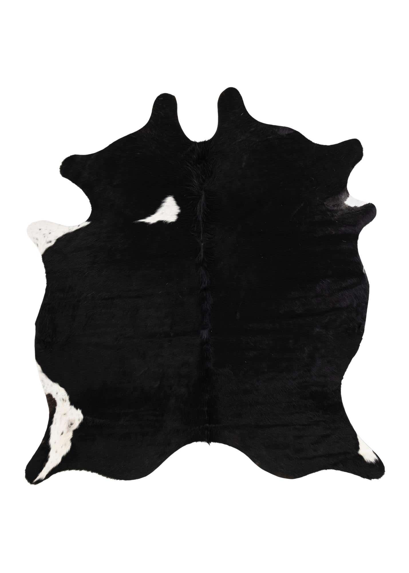 6' 2 x 6' 10 Cowhide Leather Rug