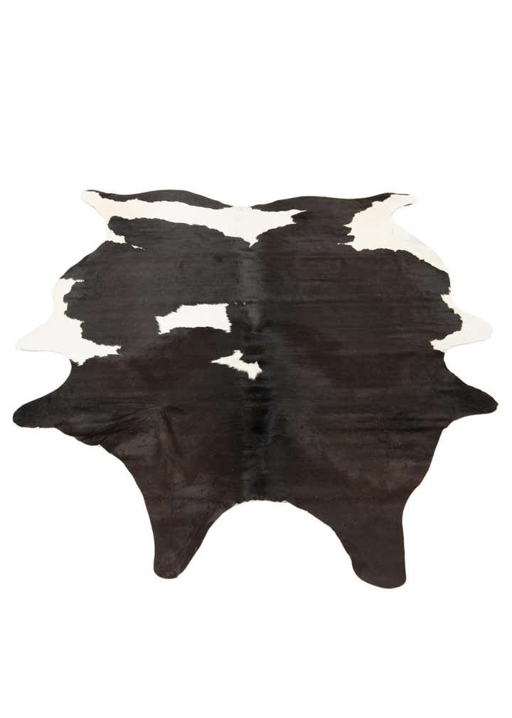 5' 2 x 6' 8 Cowhide Leather Rug