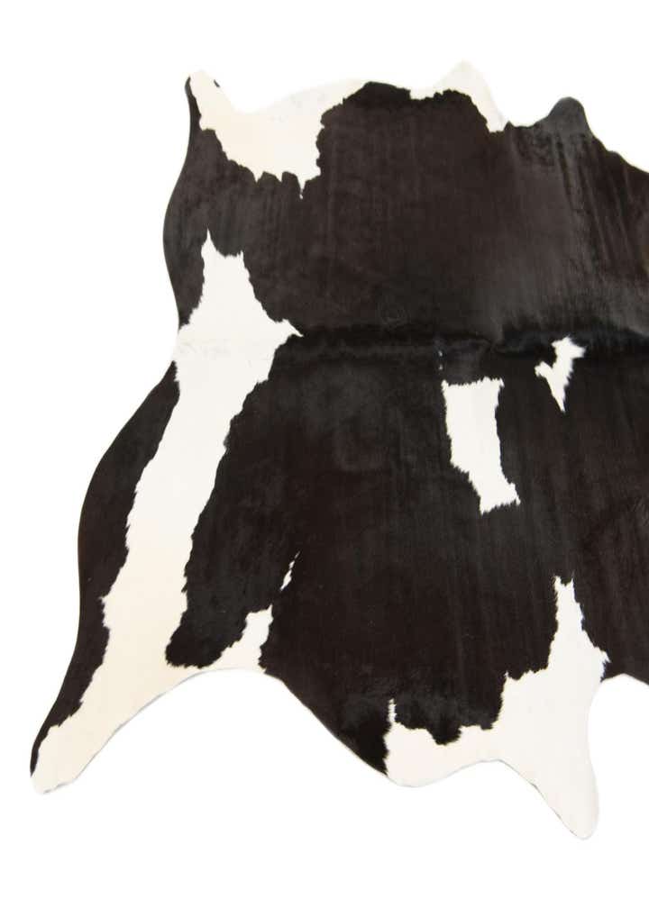 5' 2 x 6' 8 Cowhide Leather Rug