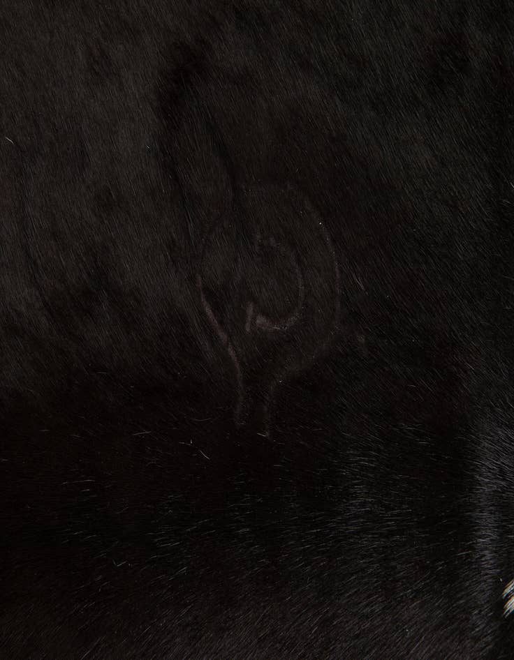 Detail image of 5' 2 x 6' 8 Cowhide Leather Rug