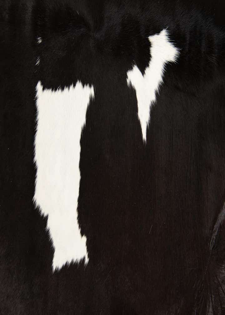 5' 2 x 6' 8 Cowhide Leather Rug