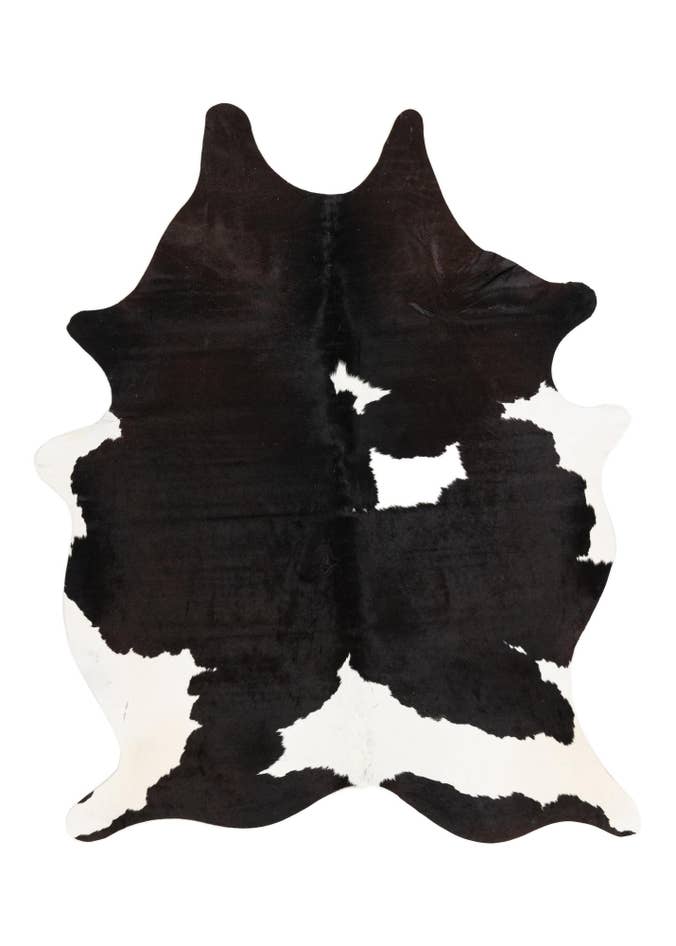 Detail image of 5' 2 x 6' 8 Cowhide Leather Rug