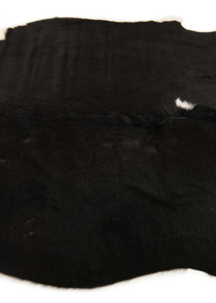 5' 1 x 6' 5 Cowhide Leather Rug