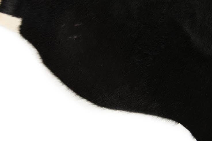 Detail image of 5' 1 x 6' 5 Cowhide Leather Rug