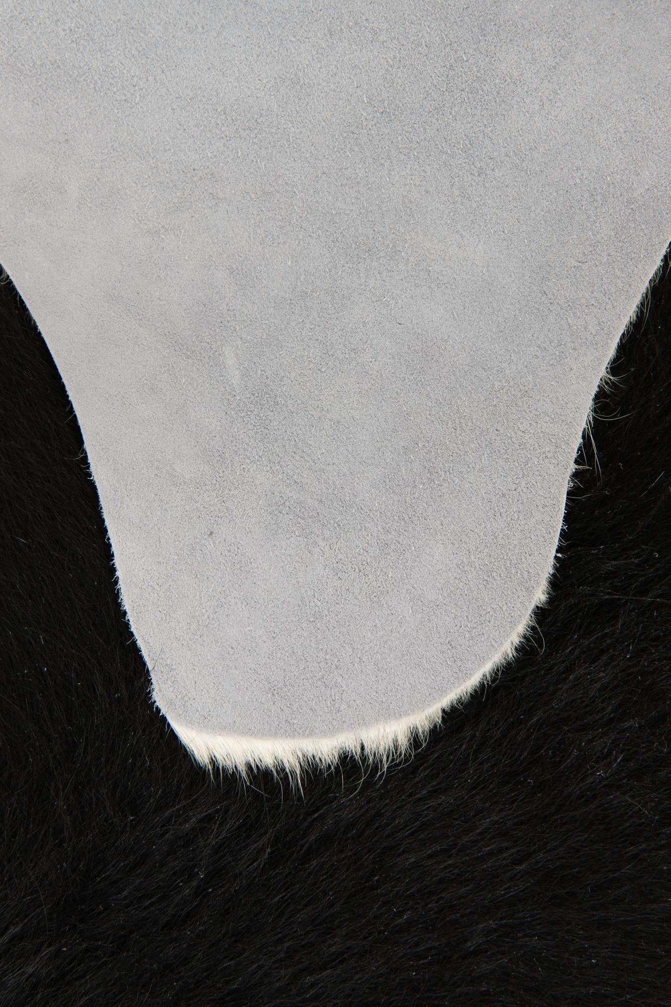 5' 1 x 6' 5 Cowhide Leather Rug