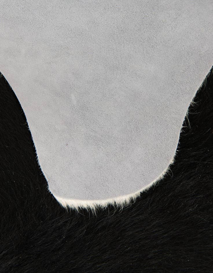 Detail image of 5' 1 x 6' 5 Cowhide Leather Rug