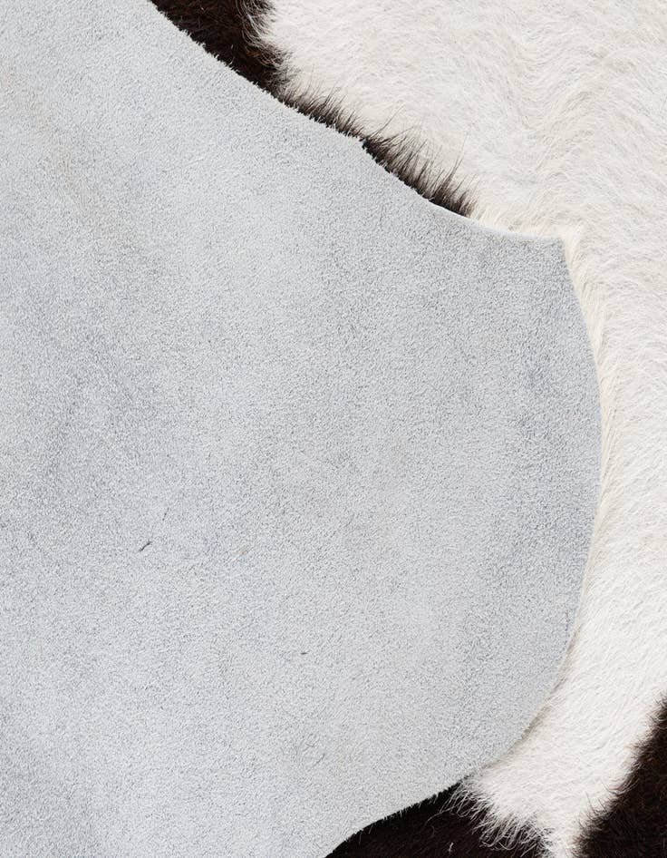 Detail image of 4' 8 x 5' 7 Cowhide Leather Rug