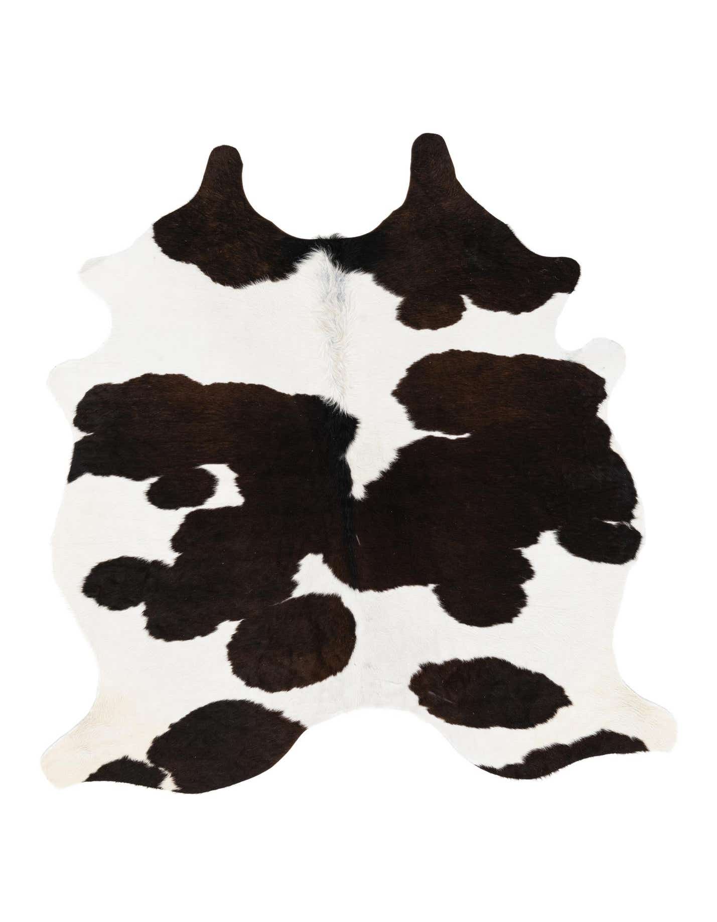 4' 8 x 5' 7 Cowhide Leather Rug