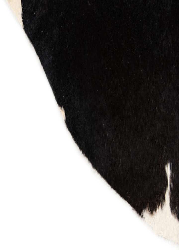 5' 4 x 6' 8 Cowhide Leather Rug