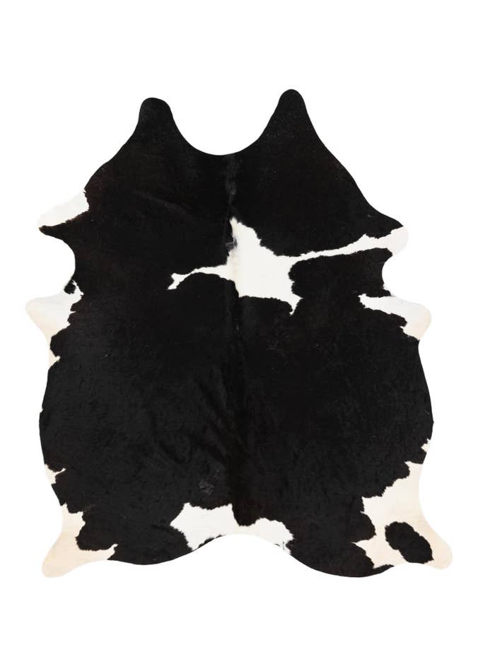 Detail image of 5' 4 x 6' 8 Cowhide Leather Rug