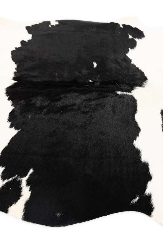 4' 8 x 6' 3 Cowhide Leather Rug