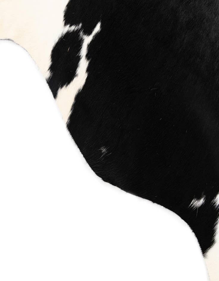 Detail image of 4' 8 x 6' 3 Cowhide Leather Rug