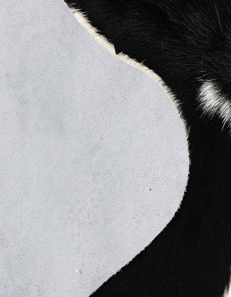 Detail image of 4' 8 x 6' 3 Cowhide Leather Rug