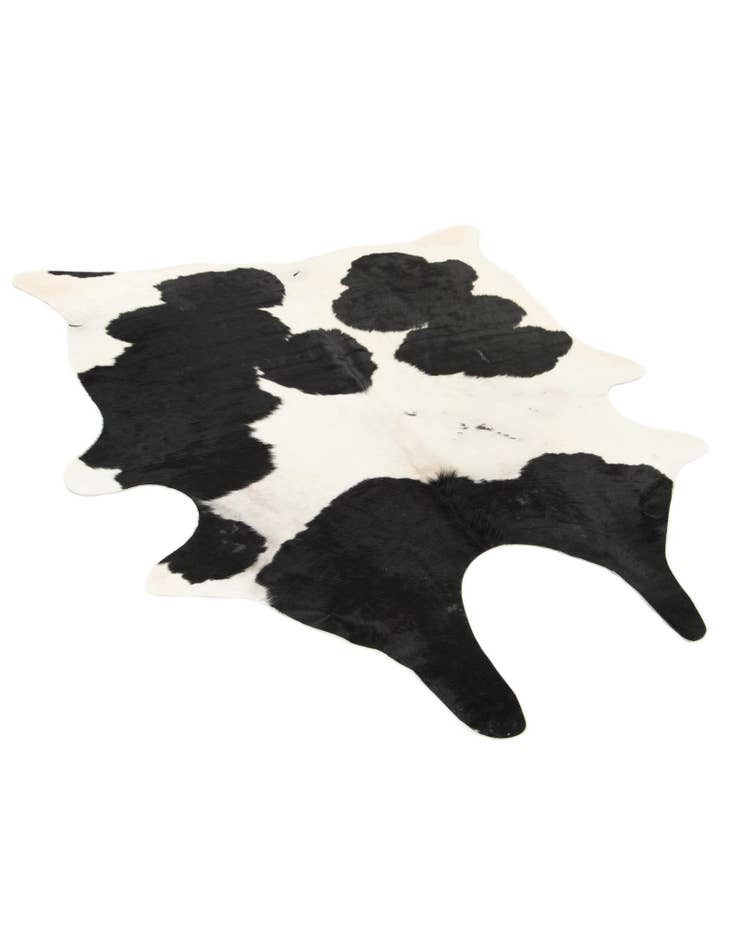 Detail image of 5' 6 x 6' 1 Cowhide Leather Rug