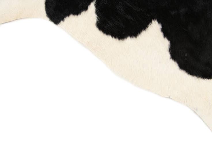 Detail image of 5' 6 x 6' 1 Cowhide Leather Rug