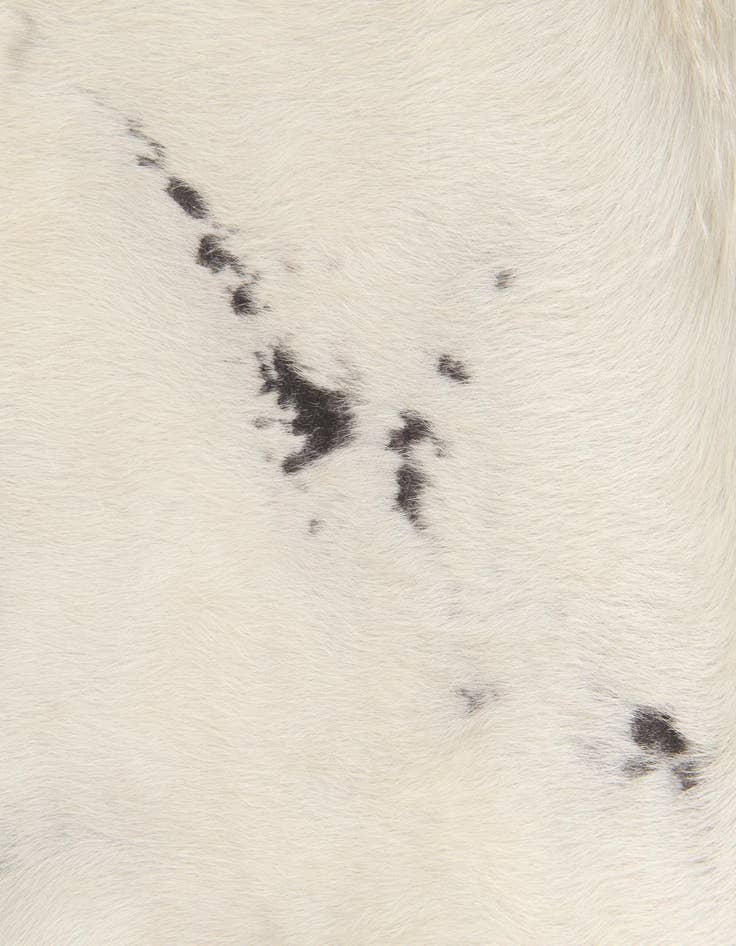 Detail image of 5' 6 x 6' 1 Cowhide Leather Rug