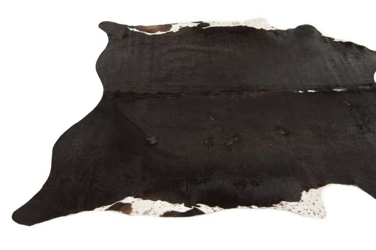 Detail image of 5' 7 x 6' 2 Cowhide Leather Rug