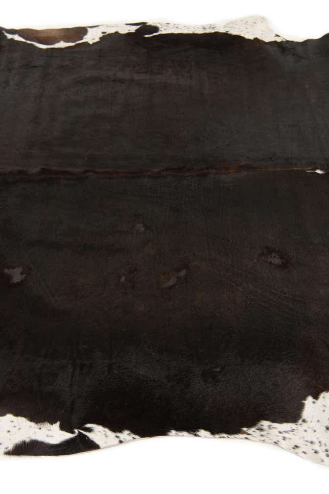5' 7 x 6' 2 Cowhide Leather Rug