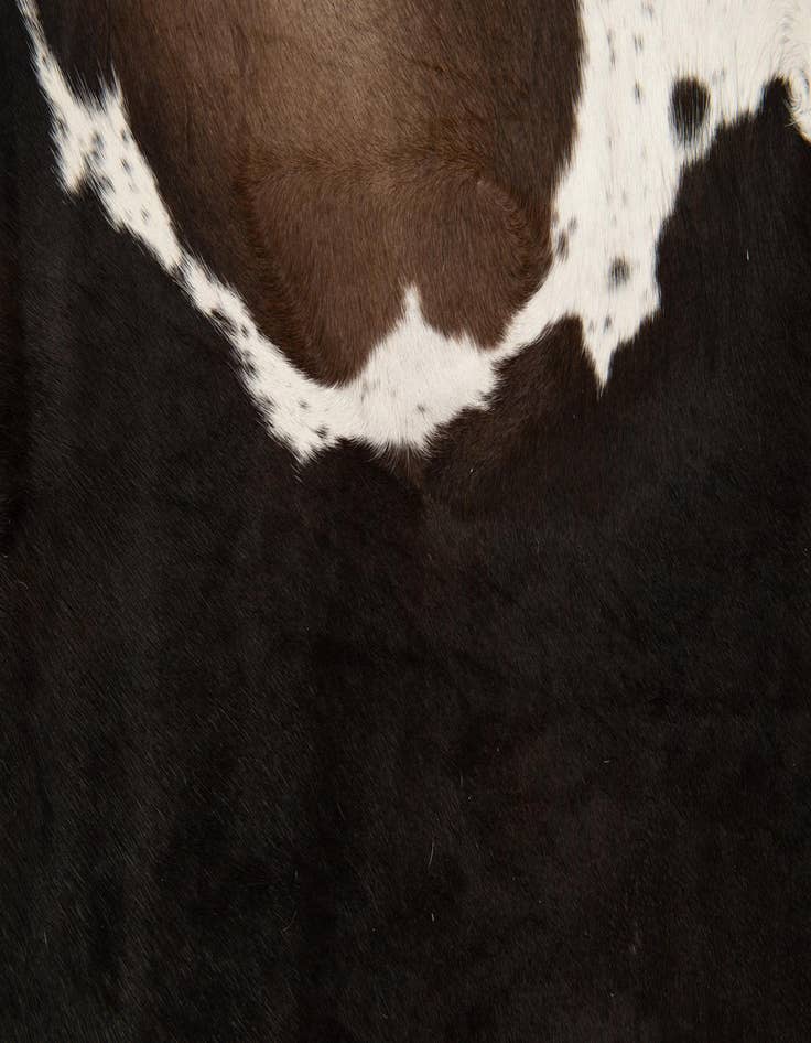 Detail image of 5' 7 x 6' 2 Cowhide Leather Rug