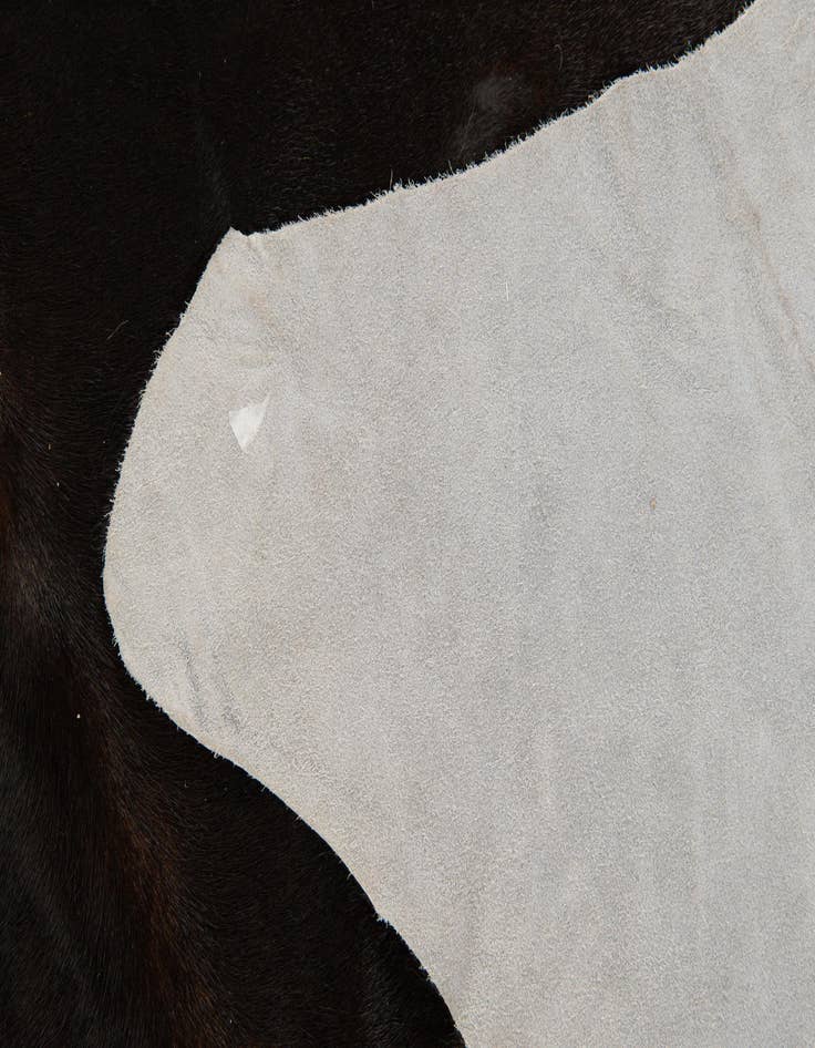 Detail image of 5' 7 x 6' 2 Cowhide Leather Rug