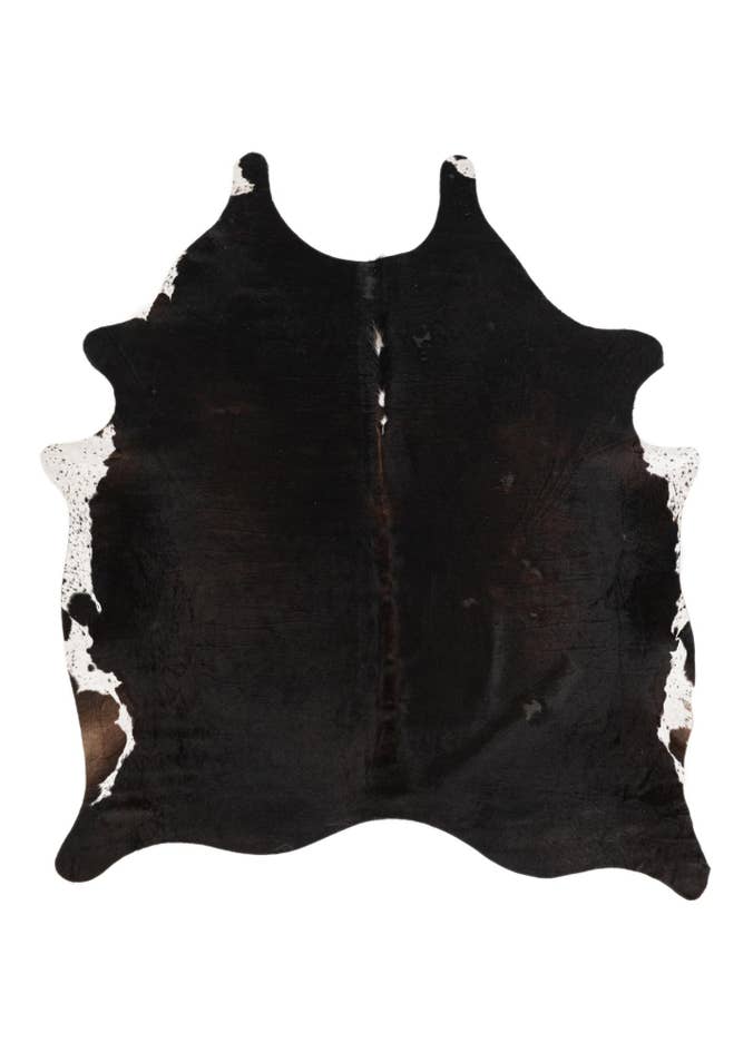 Detail image of 5' 7 x 6' 2 Cowhide Leather Rug