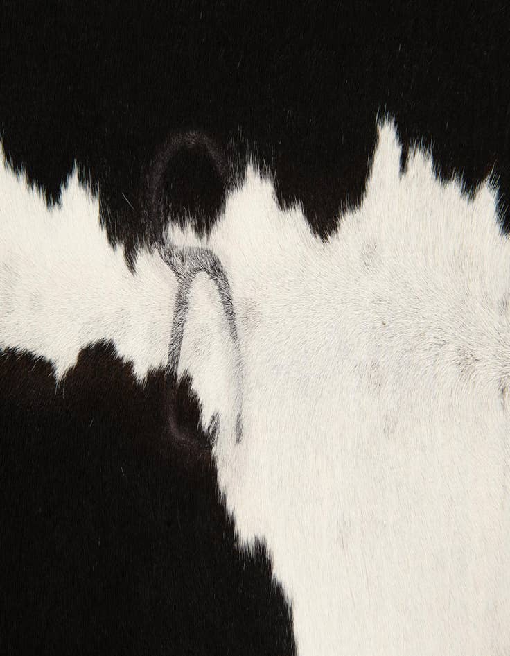 Detail image of 4' 1 x 6' 2 Cowhide Leather Rug