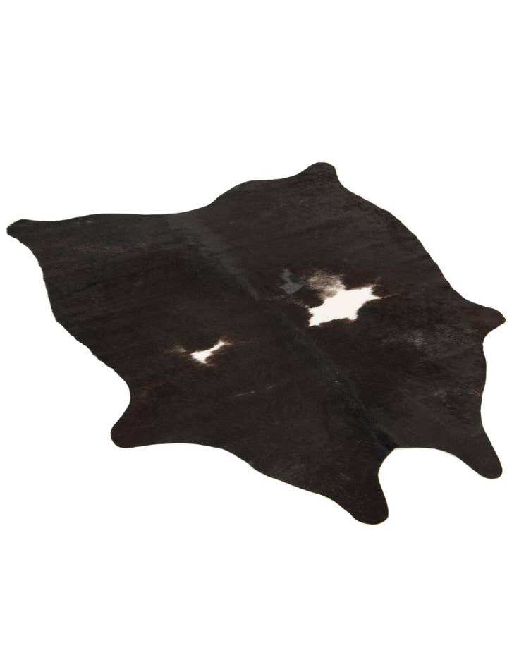 Detail image of 4' 3 x 4' 10 Cowhide Leather Rug