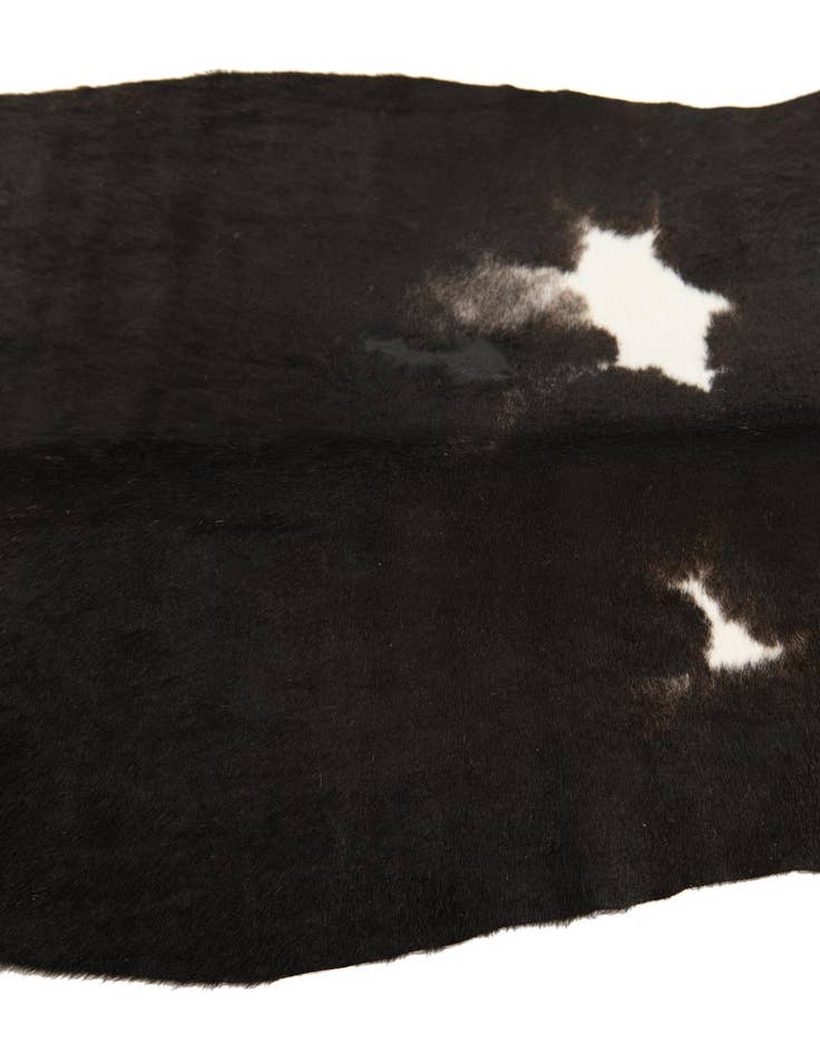 Detail image of 4' 3 x 4' 10 Cowhide Leather Rug