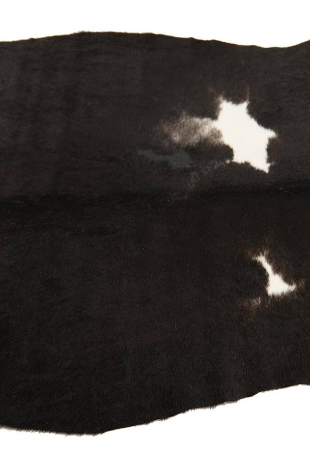 Detail image of 4' 3 x 4' 10 Cowhide Leather Rug