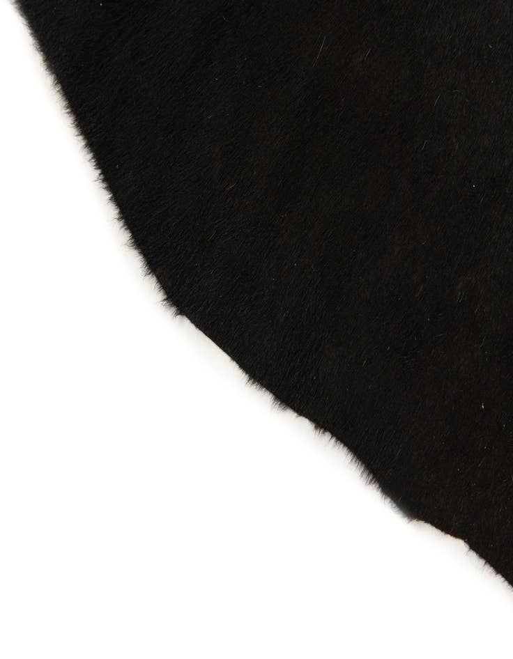 Detail image of 4' 3 x 4' 10 Cowhide Leather Rug