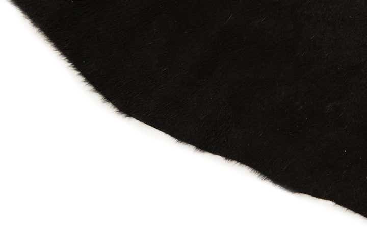 4' 3 x 4' 10 Cowhide Leather Rug
