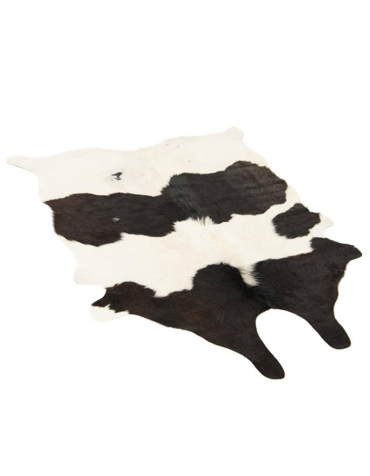 Detail image of 4' 11 x 5' 8 Cowhide Leather Rug