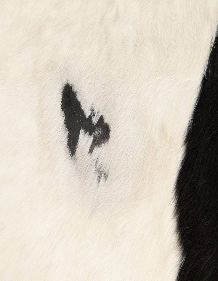 Detail image of 4' 11 x 5' 8 Cowhide Leather Rug