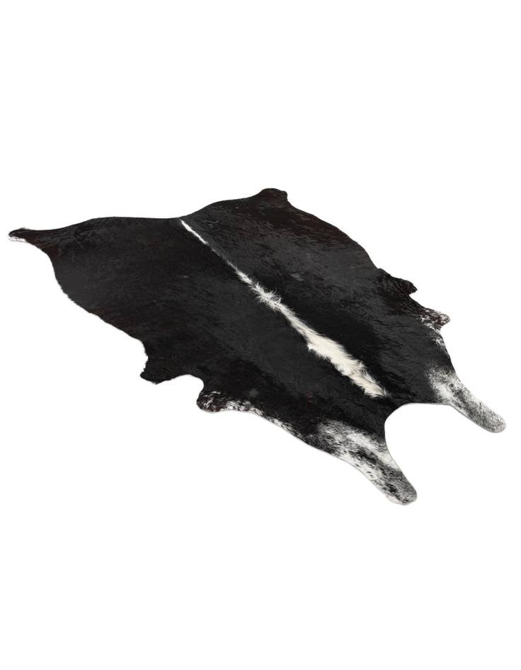 Detail image of 4' 8 x 5' 7 Cowhide Leather Rug