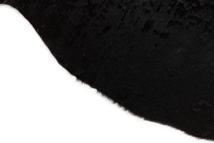 Detail image of 4' 8 x 5' 7 Cowhide Leather Rug