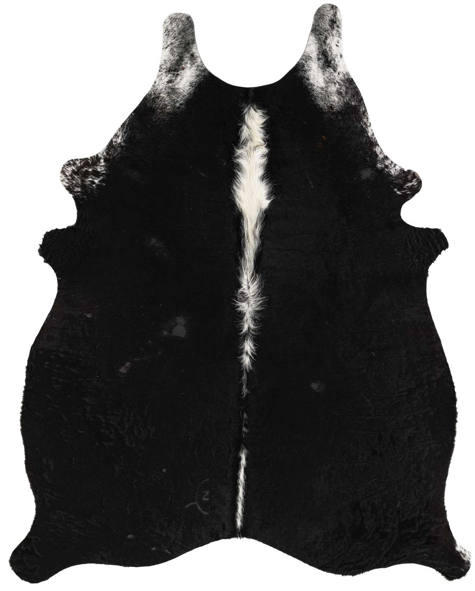 4' 8 x 5' 7 Cowhide Leather Rug