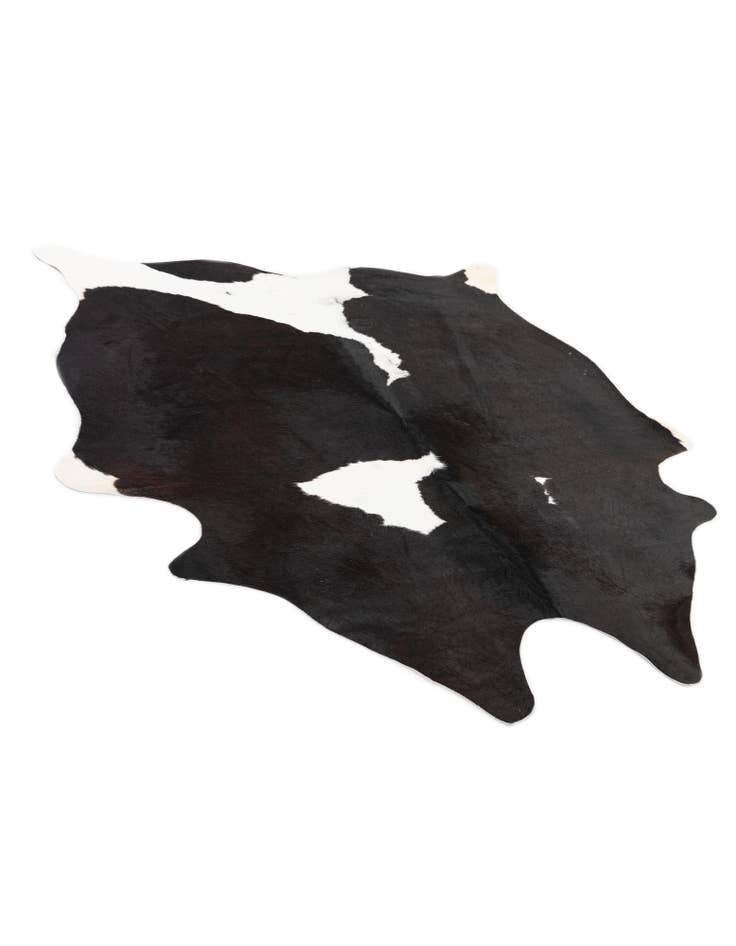 Detail image of 5' x 5' 9 Cowhide Leather Rug