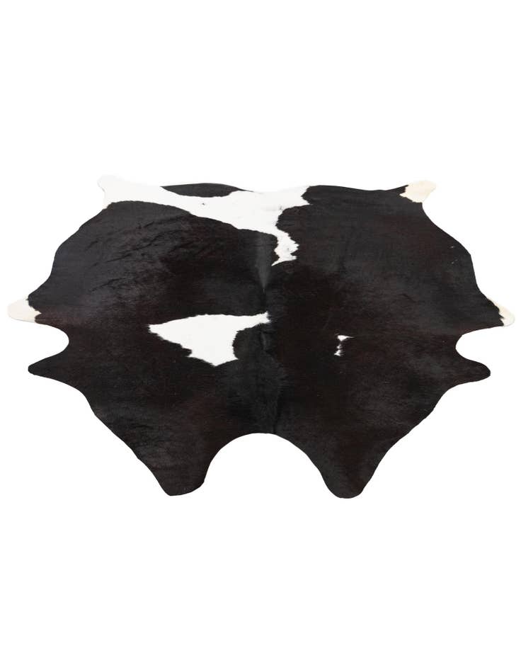 Detail image of 5' x 5' 9 Cowhide Leather Rug